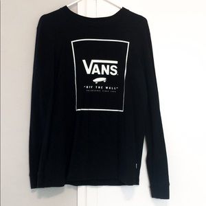 black vans long sleeve